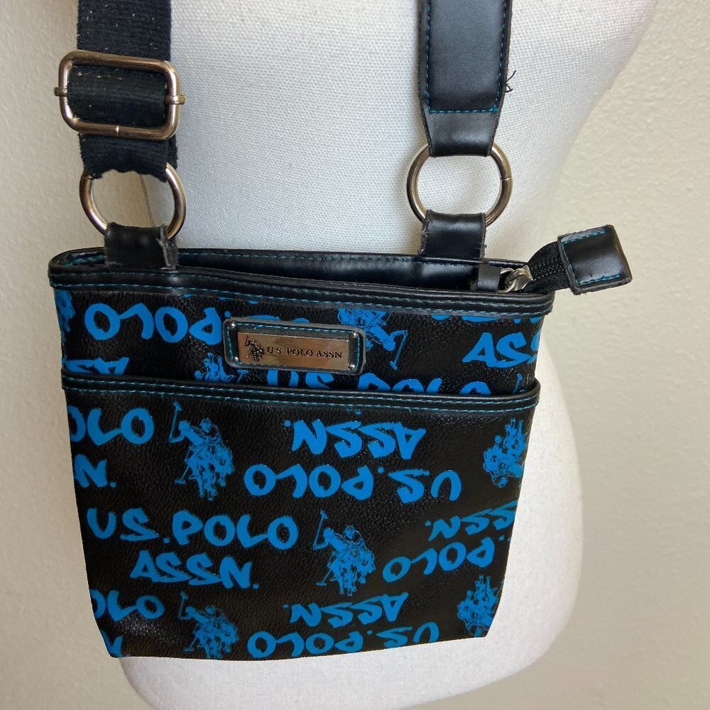 U.S. Polo Assn.  Travel crossbody blue/black bag Logo